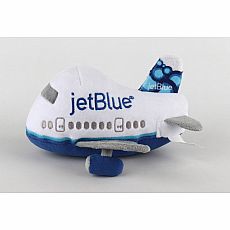 Jet Blue Plush Aircraft with Sound