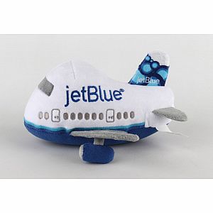 Jet Blue Plush Aircraft with Sound