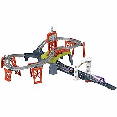 Thomas & Friends Race for The Sodor Cup – Thomas and Kana Push-Along Train and Track Race Set 