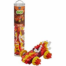 Plus-Plus 200 pc Go Tube Fire Car