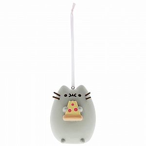 Pusheen Ornament - Love Pizza