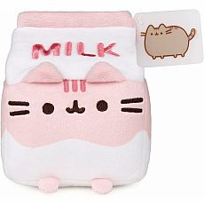 Pusheen Strawberry Milk Plush Cat Stuffed Animal
