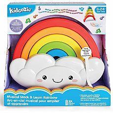 Kidoozie Musical Stack & Learn Rainbow, Stacking Activity Toy 