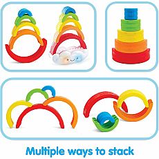 Kidoozie Musical Stack & Learn Rainbow, Stacking Activity Toy 