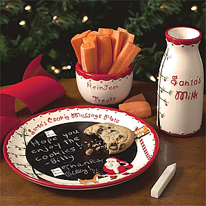 Santa's Message Plate