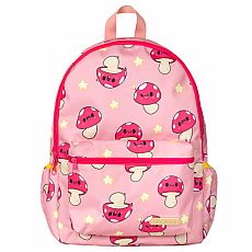 Pink Mushroom School Backpack