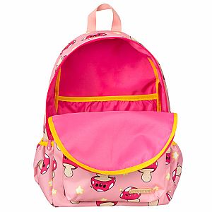 Pink Mushroom School Backpack