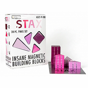 Stax Magnetic Building Blocks - Pinks