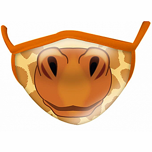 Wild Smiles Face Mask - Child - Giraffe