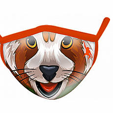 Wild Smiles Face Mask - Child - Red Panda