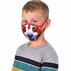 Wild Smiles Face Mask - Child - Red Panda