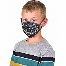 Wild Smiles Face Mask - Child - Camo Green Antler