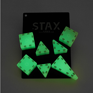 Stax Magnetic Building Blocks - Glow in the Dark