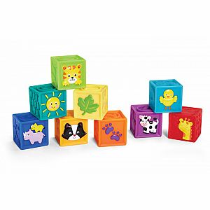 Earlyears Squeak 'N Stack Blocks