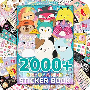 Original Squishmallows 2000+ One of a Kind Sticker Book