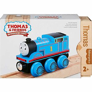 Fisher-Price Thomas and Friends Push-Along Toy Train, Wooden Railway ​