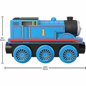 Fisher-Price Thomas and Friends Push-Along Toy Train, Wooden Railway ​