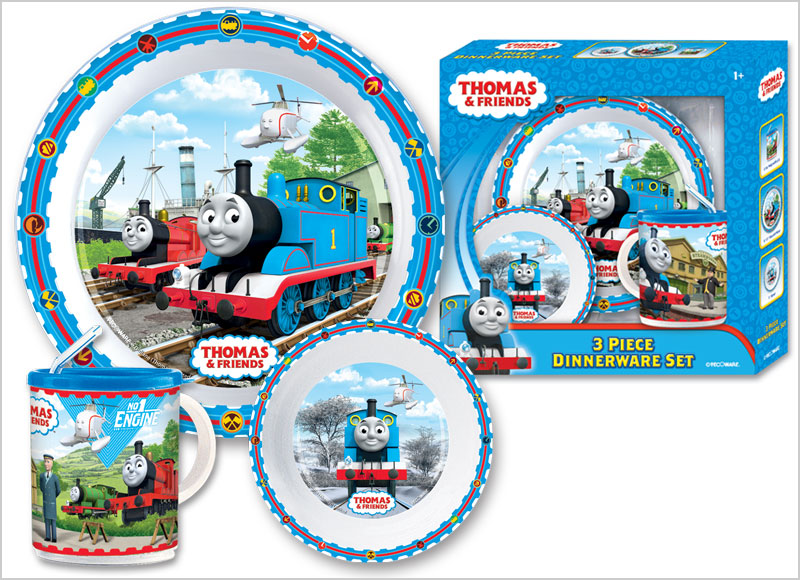 Thomas 3 Piece Dinnerware Set from Pecoware and Totally