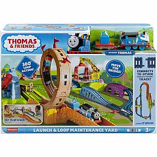 TrackMaster Fisher-Price Thomas and Friends Train Set with Loop the Loop Action, Thomas Motorized Toy Train