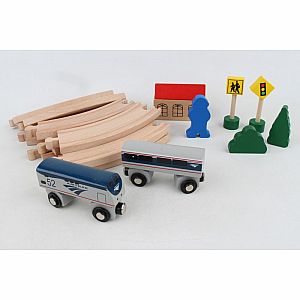 Amtrak Wooden Railway