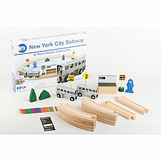MTA Wooden Train Set