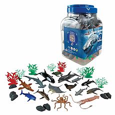 Ocean Animals Bucket 40pc