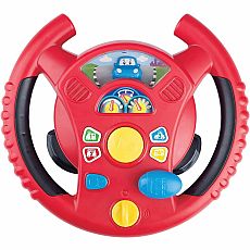 Kidoozie Rev N Roll Activity Wheel, Interactive Steering Activity with Bilingual Learning