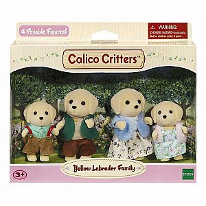 Yellow Labrador Family 