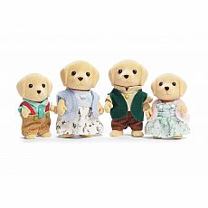 Yellow Labrador Family 