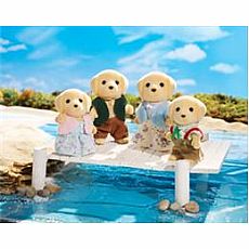 Yellow Labrador Family 